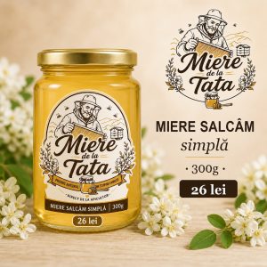 Miere de salcâm - 300g - simplă